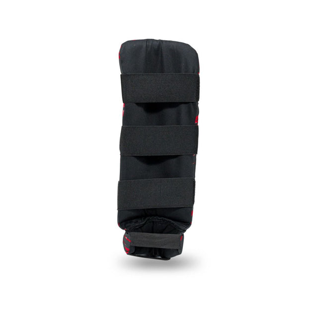 Booster Schienbeinschoner Combat Kinder – Schwarz/Rot