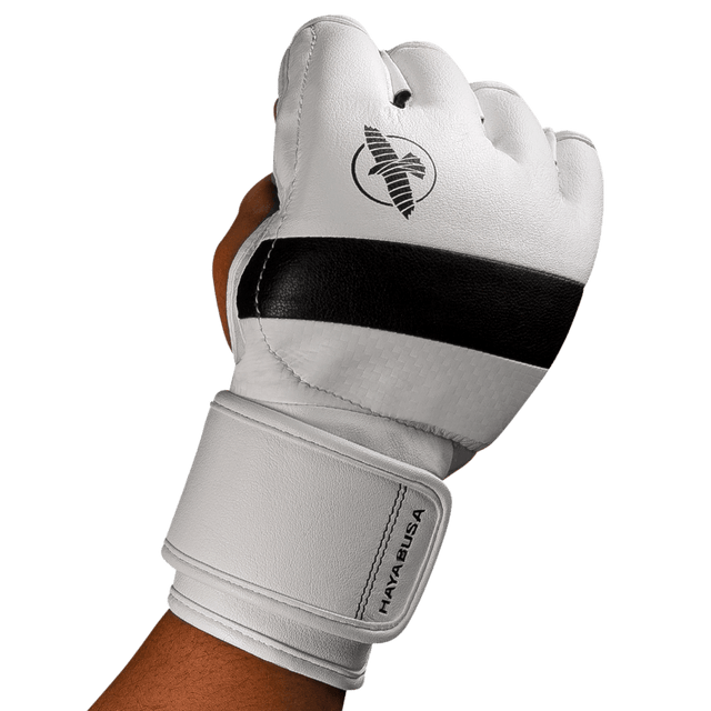 Hayabusa MMA-Handschuhe T3 – Weiß/Schwarz