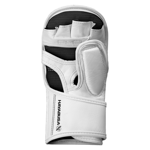 Hayabusa MMA-Sparringshandschuhe T3 Hybrid – Weiß/Schwarz