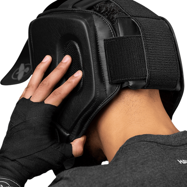 Casco da boxe Hayabusa T3 con protezione zigomi – Nero