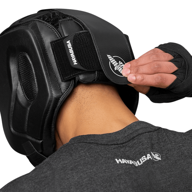 Casco da boxe Hayabusa T3 con protezione zigomi – Nero