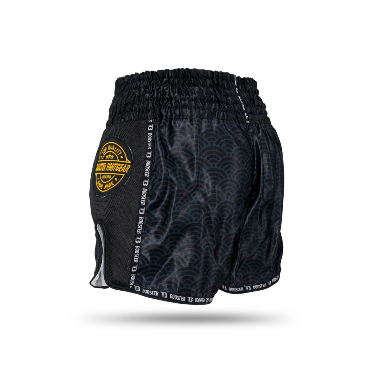 Short de Muay-Thaï Booster Slugger Wave - Noir/Doré