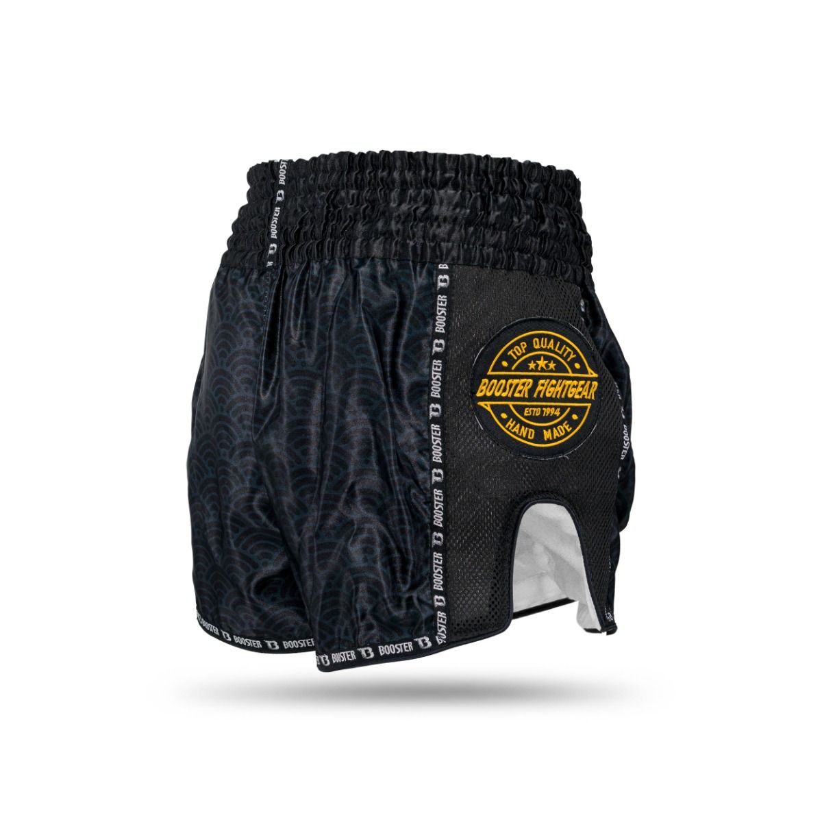 Short de Muay-Thaï Booster Slugger Wave - Noir/Doré