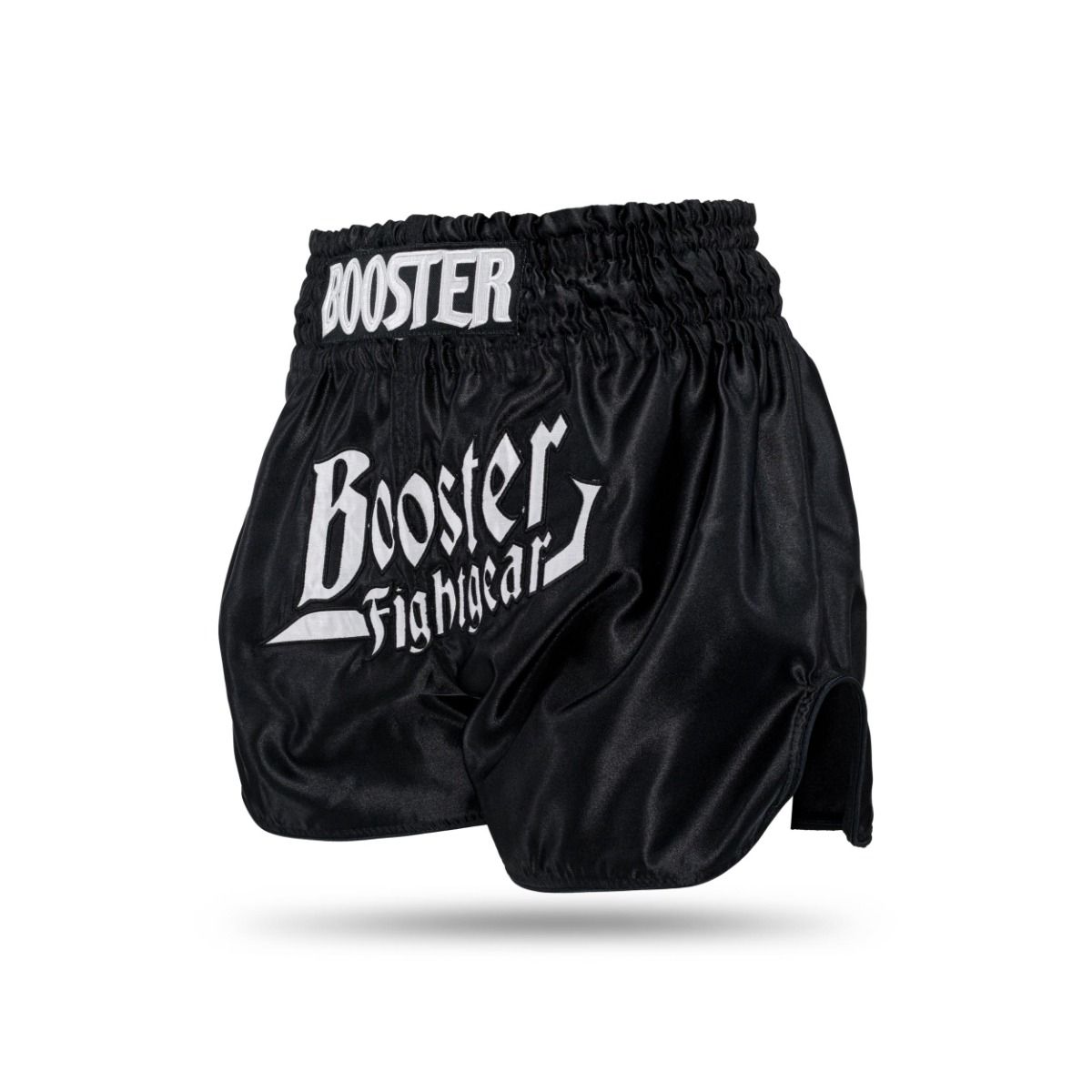 Short de Muay-Thaï Booster Thunder - Noir/blanc