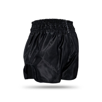 Short de Muay-Thaï Booster Thunder - Noir/blanc