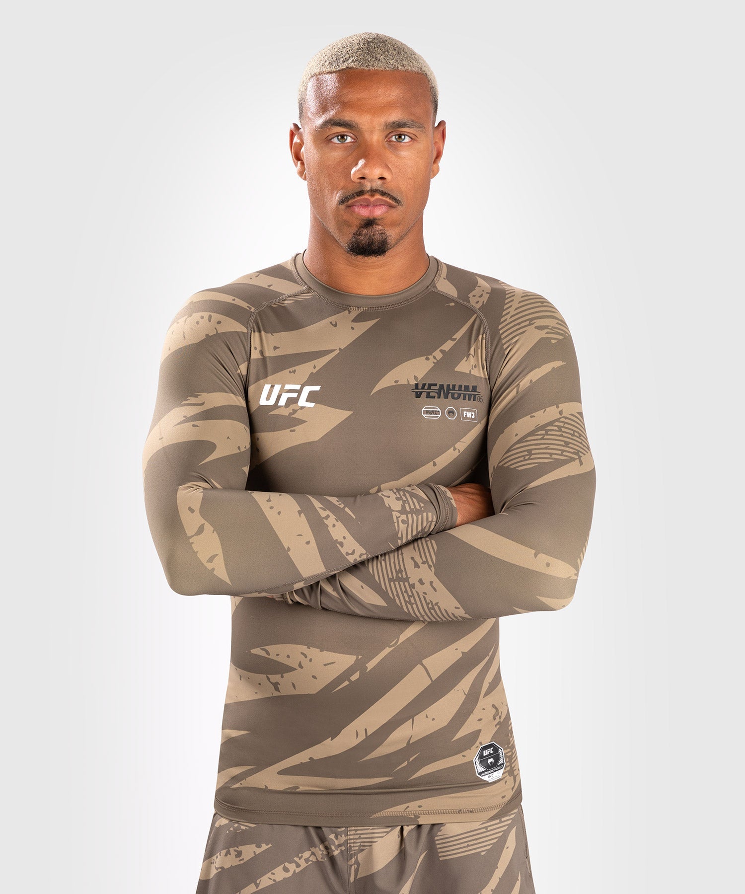 UFC Adrenaline Venum Rashguard Fight Week Performance - Desert Camo - Rashguard