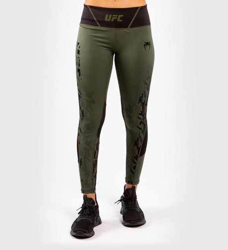 Leggings de rendimiento UFC Venum – Verde caqui