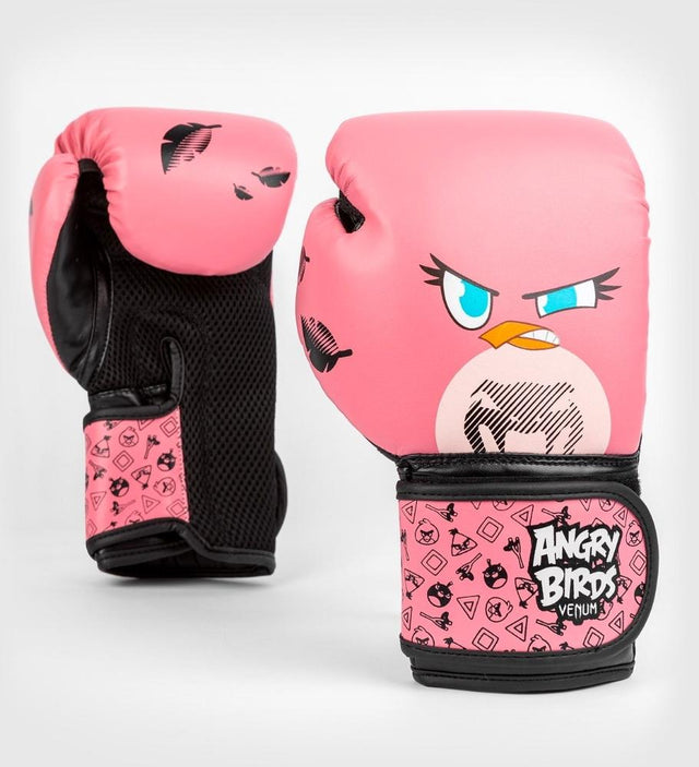 Gants de boxe Venum Angry Birds enfant – Rose/Noir – Gants de boxe