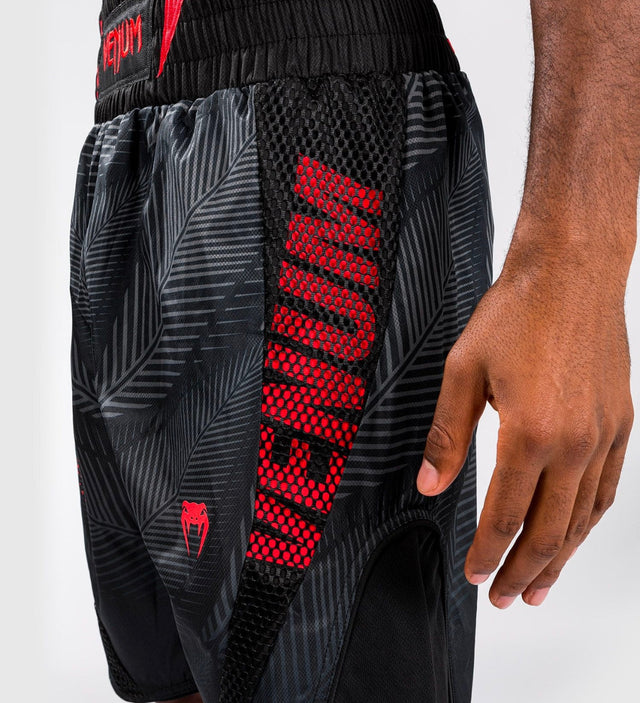 Pantaloncini Muay Thai Venum Phantom – Nero/Grigio/Rosso