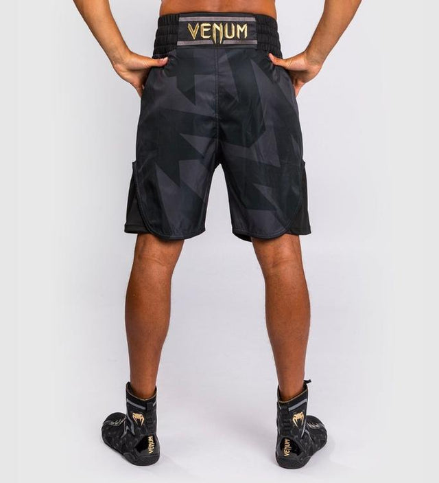 Venum Boxhosen Razor – Schwarz/Gold – Shorts