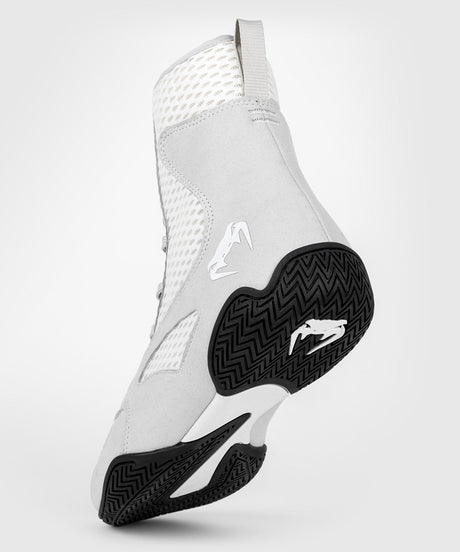 Chaussures de boxe Venum Contender – Blanc/Gris – Chaussures de boxe