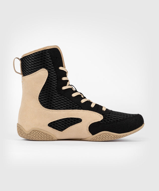 Chaussures de boxe Venum Contender – Noir/Beige – Chaussures de boxe