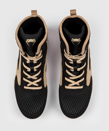 Chaussures de boxe Venum Contender – Noir/Beige – Chaussures de boxe