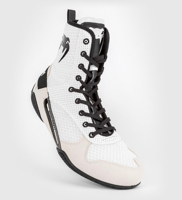 Venum Boxschuhe Elite – Weiß/Schwarz – Boxschuhe