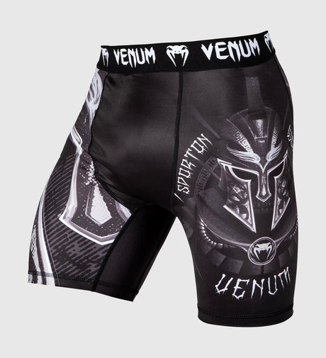 Venum Kompressionsshorts Gladiator 3.0 – Schwarz/Grau/Weiß – Kompressionsshorts