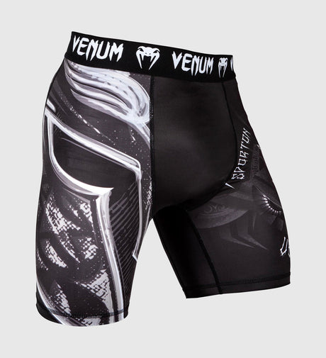 Venum Kompressionsshorts Gladiator 3.0 – Schwarz/Grau/Weiß – Kompressionsshorts