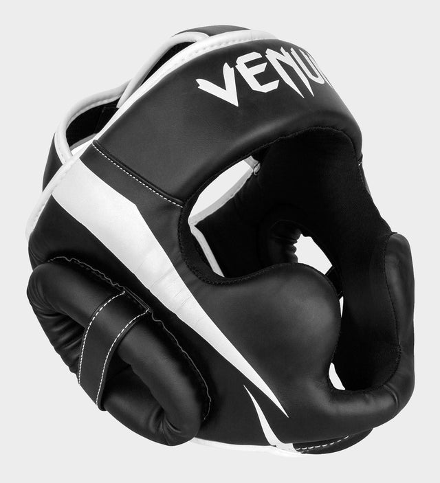 Venum Kopfschutz Elite – Schwarz/Weiß – Kopfschutz