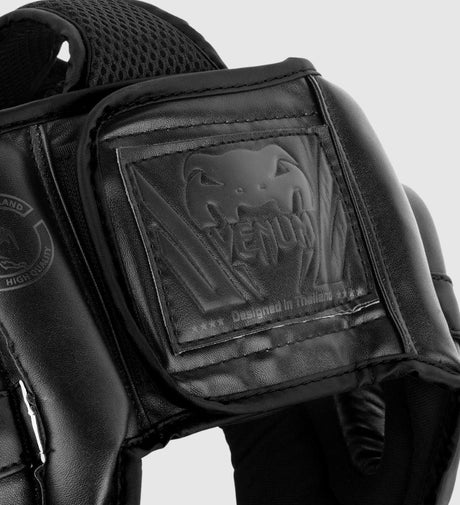 Casco da boxe Venum Challenger 'Open Face' – Nero