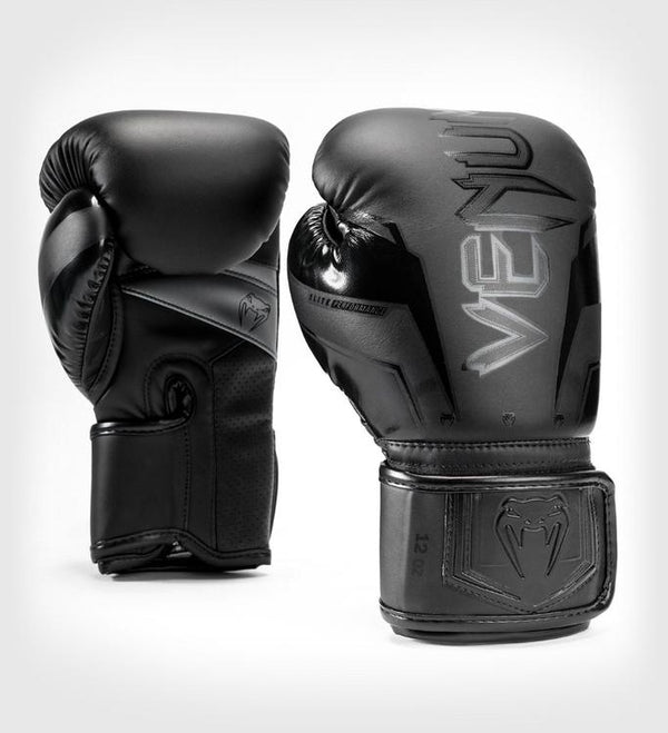 Gants de boxe Venum Elite Evo – Noir/Noir