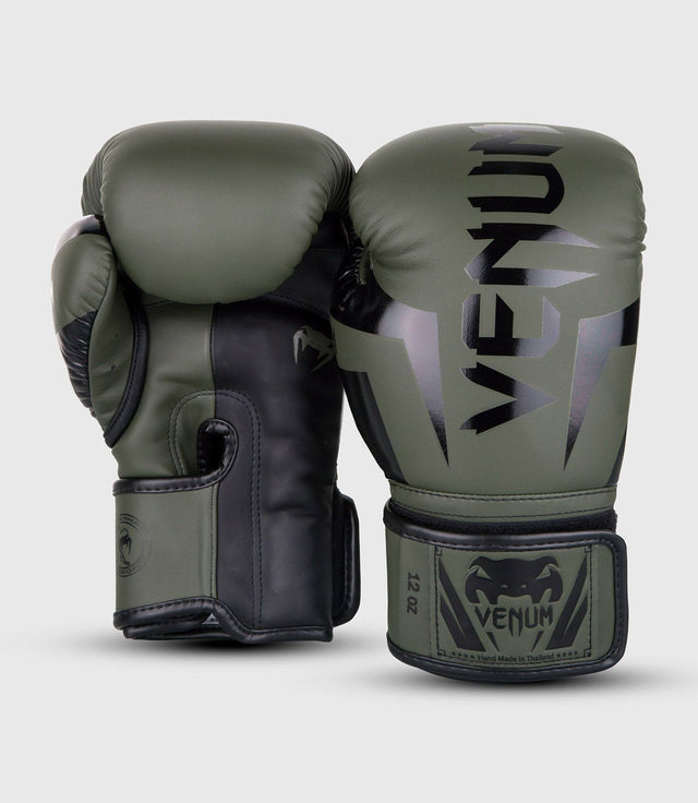 Venum Boxhandschuhe Elite – Grün/Schwarz – Boxhandschuhe
