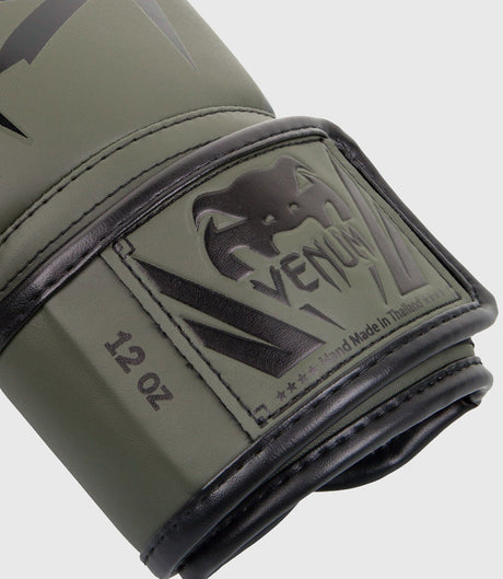 Gants de boxe Venum Elite – Vert/Noir – Gants de boxe
