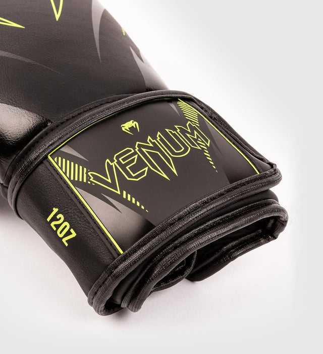 Venum Boxhandschuhe Impact – Schwarz/Neon-Gelb – Boxhandschuhe