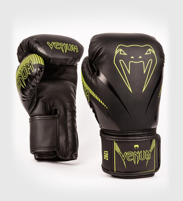 Venum Boxhandschuhe Impact – Schwarz/Neon-Gelb