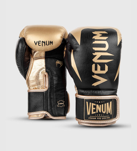 Guantes de boxeo Venum Professional Hammer – Negro/Oro