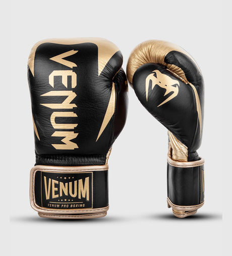 Guantes de boxeo Venum Professional Hammer – Negro/Oro