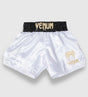 Shorts de kickboxing Venum Classic 2.0 – Blanc/Noir/Or