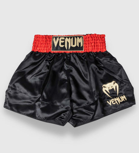 Venum Kickboks Broekje Classic 2.0 - Zwart/Rood/Goud - Shorts