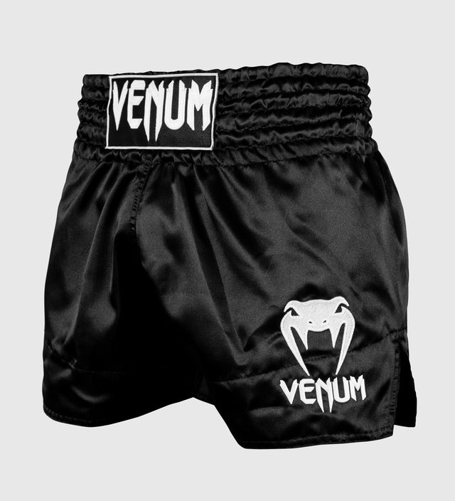 Venum Kickbox-Shorts Classic – Schwarz/Weiß – Shorts