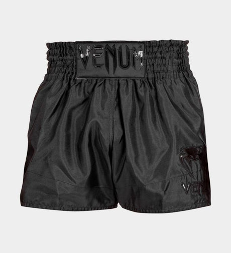 Shorts de kickboxing Venum Classic – Noir/Noir