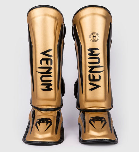 Venum Schienbeinschoner Elite – Gold/Schwarz – Schienbeinschoner