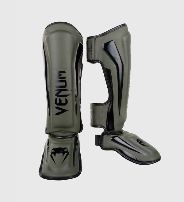Venum Schienbeinschoner Elite – Grün/Schwarz