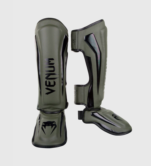 Venum Shin guards Elite – Green/Black – Shin guards