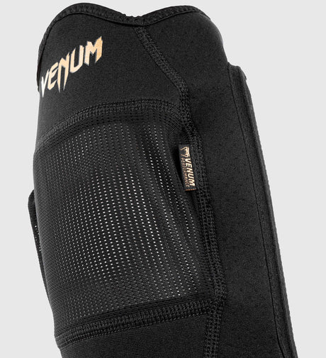 Venum Kickbox-Schienbeinschoner Kontact Evo – Schwarz/Gold – Schienbeinschoner