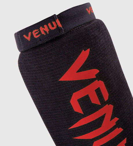 Protège-tibias Venum Kontact – Noir/Rouge – Protège-tibias