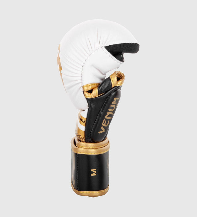 Venum MMA Sparring Gloves Challenger 3.0 – White/Black/Gold