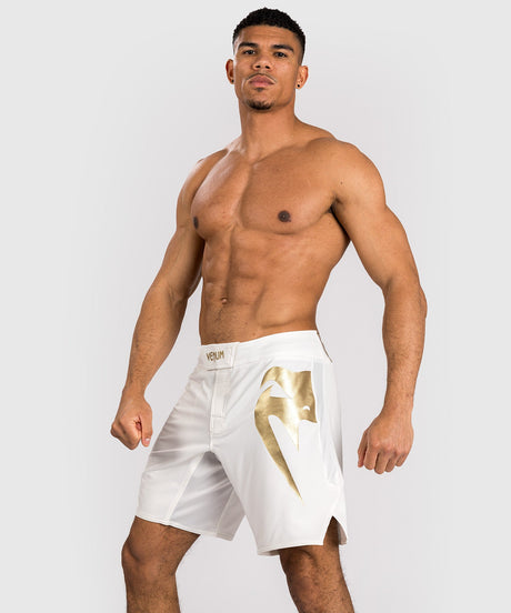 Venum MMA Shorts Light 5.0 – Weiß/Gold – Shorts