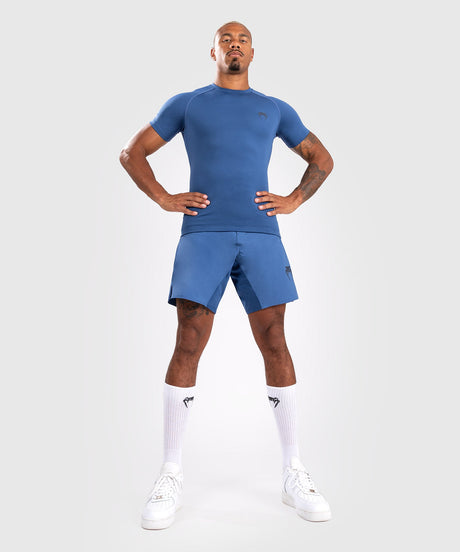Rashguard Venum Contender manches courtes – Bleu