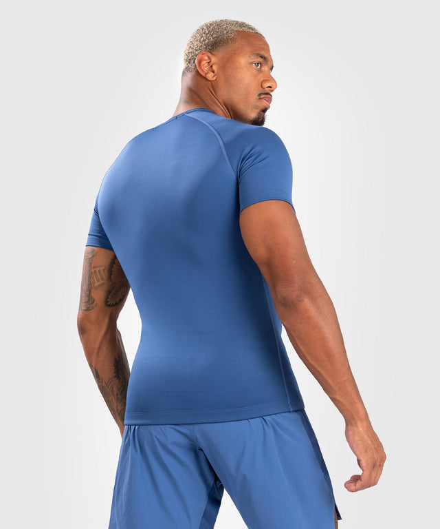 Venum Rashguard Contender Kurzarm – Blau – Rashguard