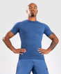 Venum Rashguard Contender Kurzarm – Blau – Rashguard