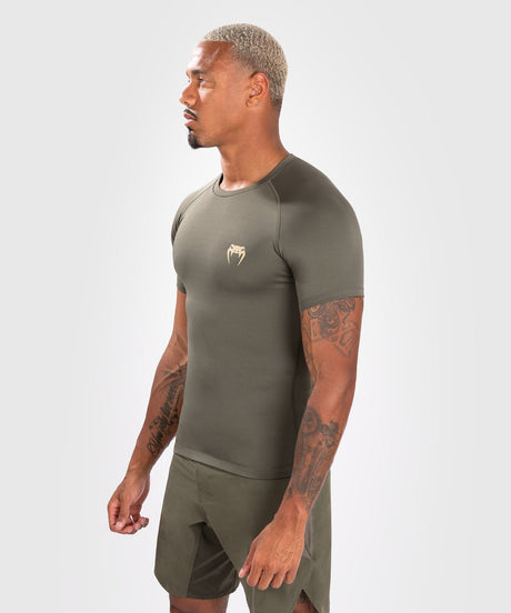 Venum Rashguard Contender Kurzarm – Khaki Grün – Rashguard