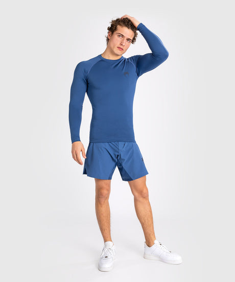 Rashguard Venum Contender Mangas Largas – Azul