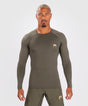 Venum Rashguard Contender Long Sleeves - Khaki Green - Rashguard