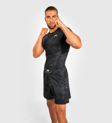 Rashguard Venum Electron 3.0 manches courtes – Noir – Rashguard
