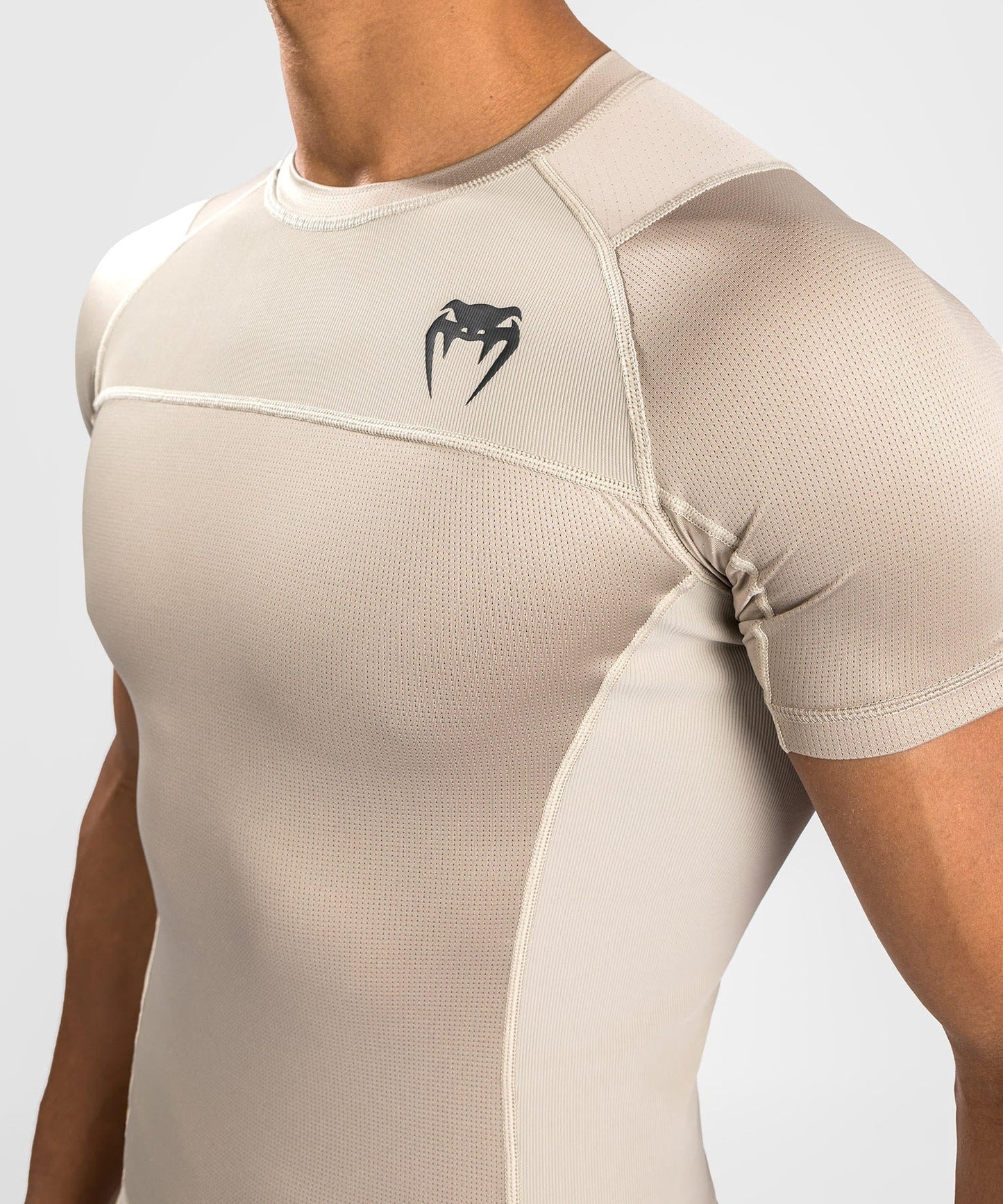 Venum Rashguard G-Fit Air Korte Mouwen - Zand - T-Shirt