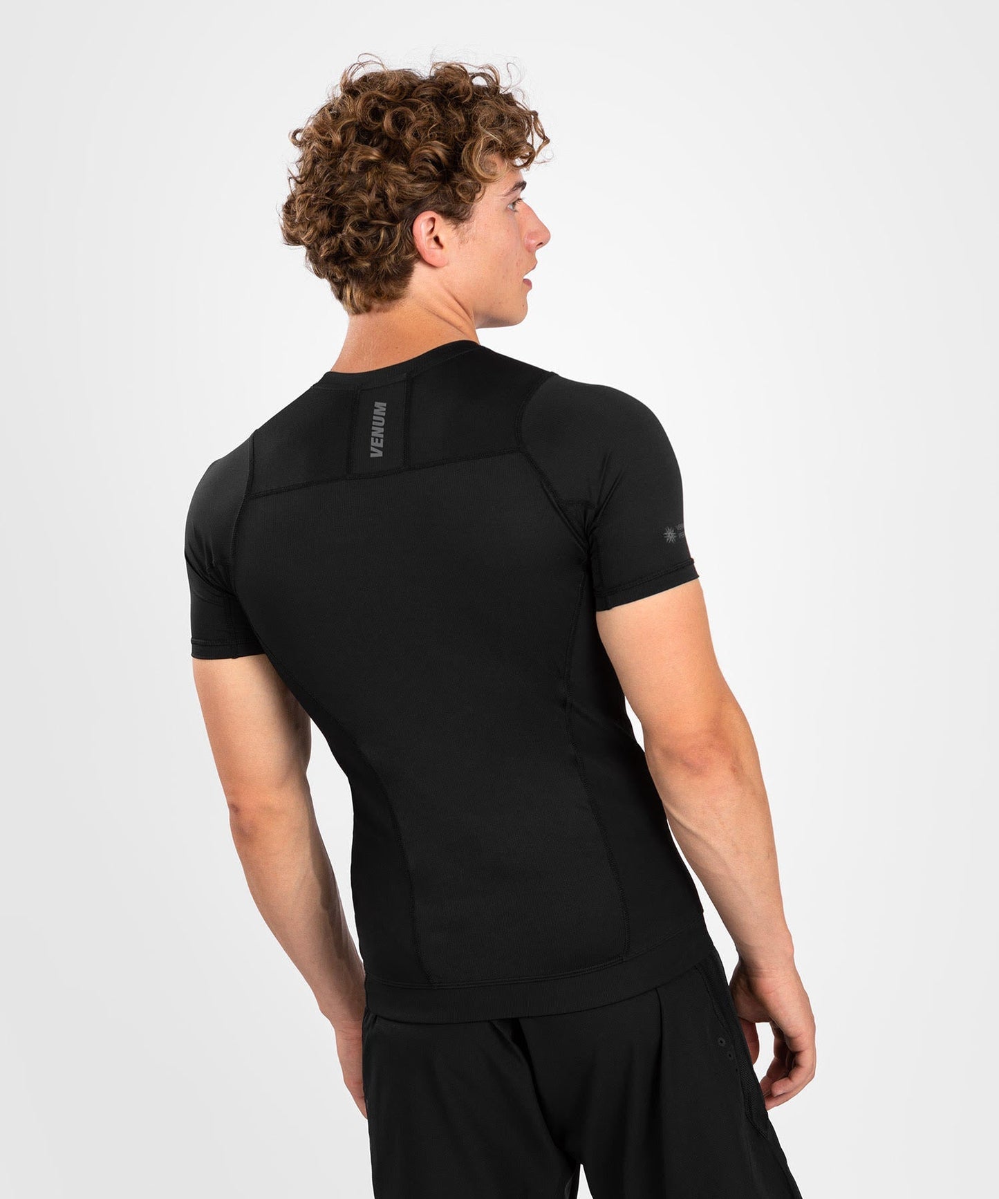 Venum Rashguard G-Fit Air Korte Mouwen - Zwart/Zwart - T-Shirt