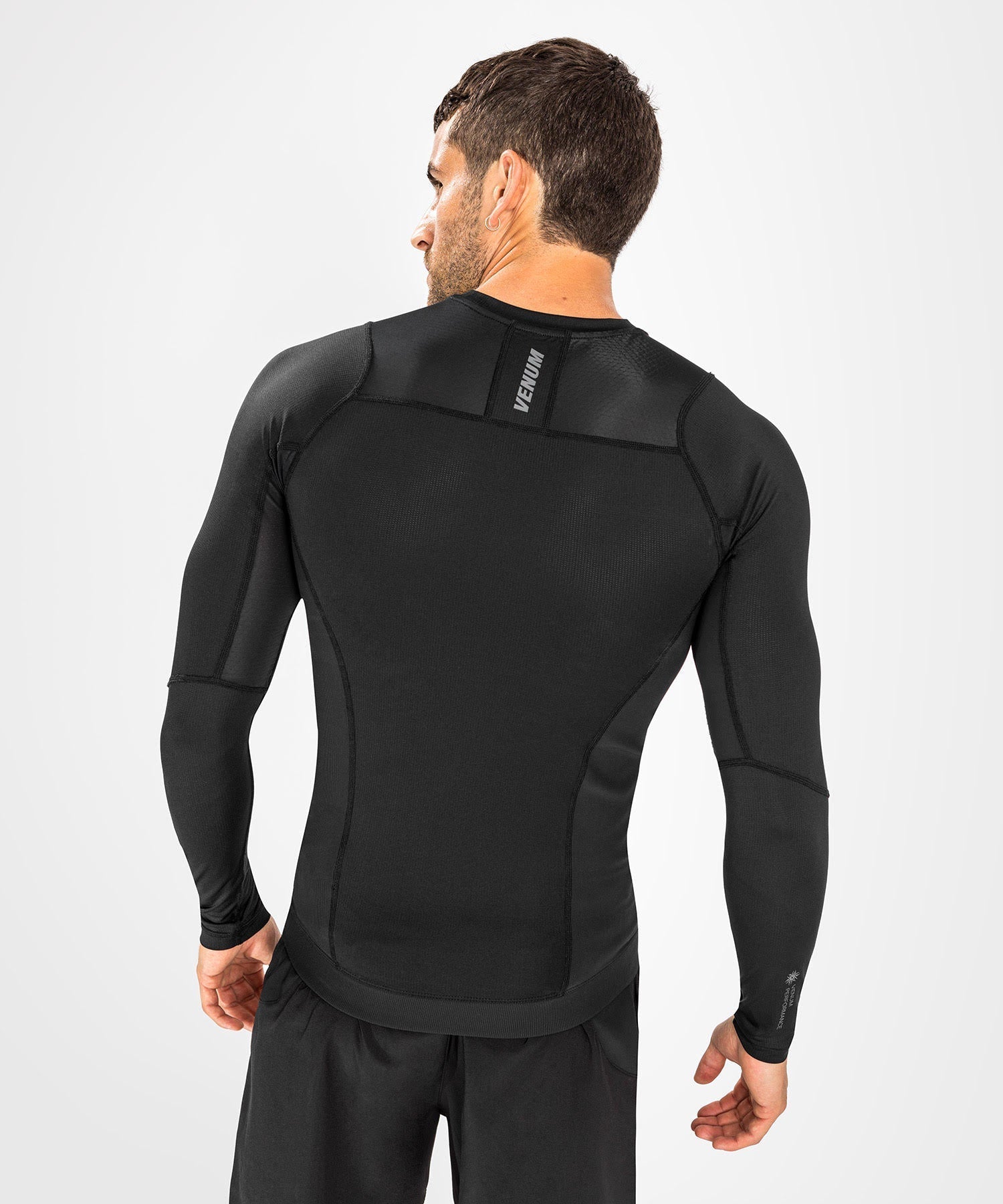 Venum Rashguard G-Fit Air Lange Mouwen - Zwart/Zwart - T-Shirt